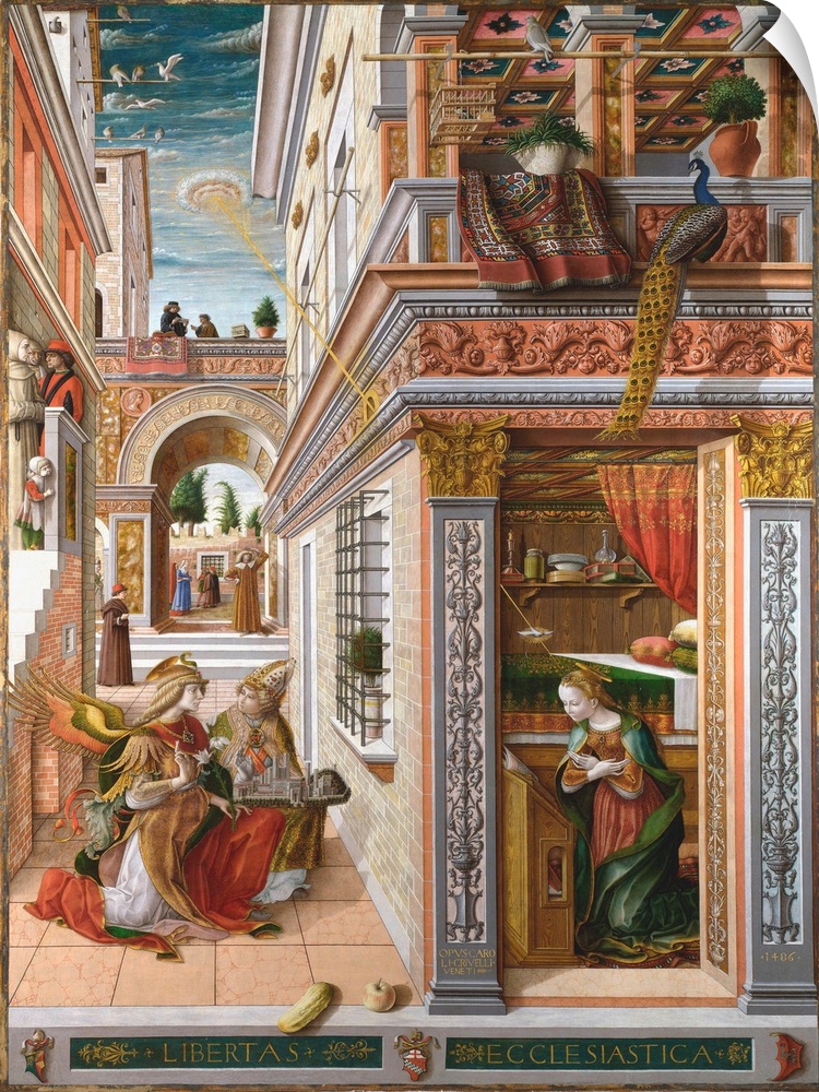 1486, tempera and oil on wood transferred to canvas, 207 x 146.7 cm. National Gallery, London, England.