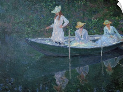 The Boat at Giverny by Claude Monet