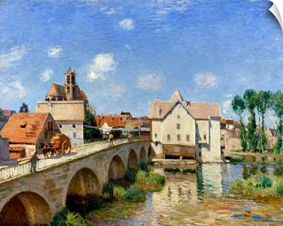 The Bridge of Moret in 1893 by Alfred Sisley