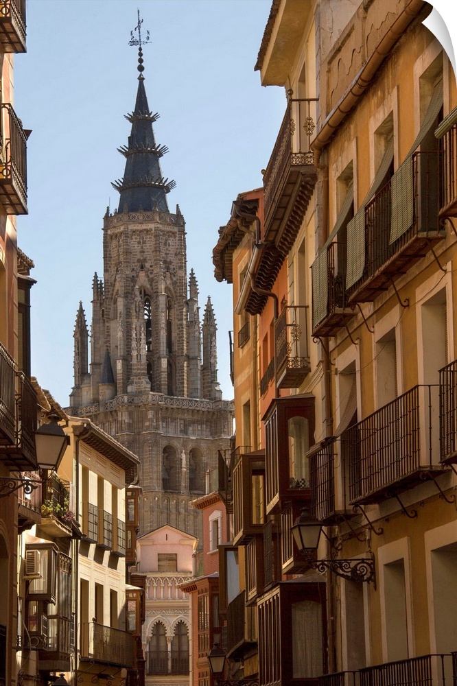 The Cathedral in the city of Toledo in the La Mancha region of central Spain.