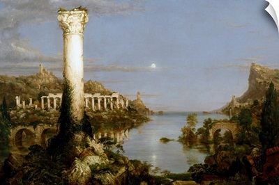 The Course Of Empire - Desolation By Thomas Cole