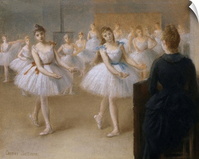 The Dance Lesson By Pierre Carrier-Belleuse