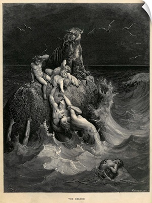 The Deluge Or Noah's Ark By Gustave Dore