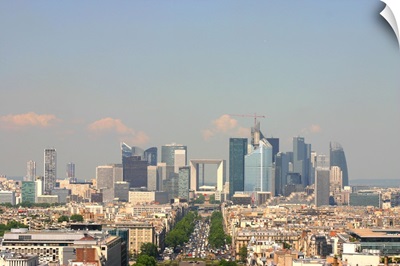 The financial buildings in Paris.