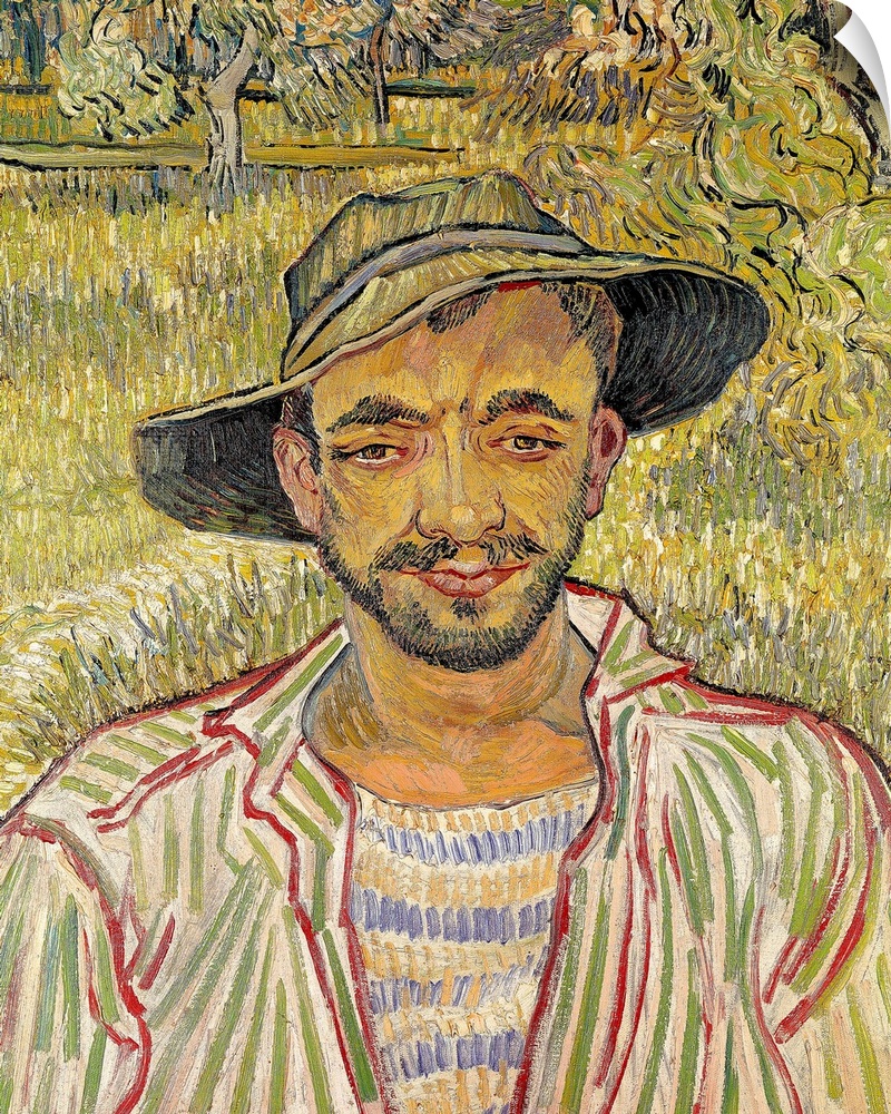 The Gardener, or Young Peasant, 1889 by Vincent Van Gogh (1853-1890) 61x50 cm private collection