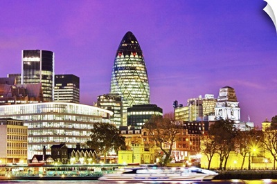 The Gherkin and Tower Of London, England