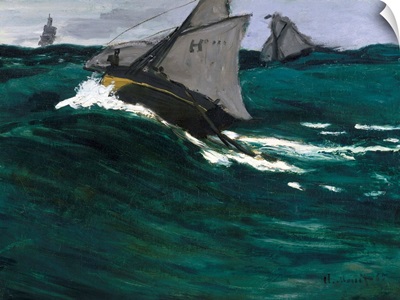 The Green Wave By Claude Monet