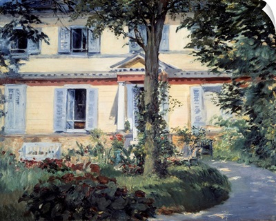 The House at Rueil by Edouard Manet