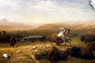 The Last Of The Buffalo By Albert Bierstadt