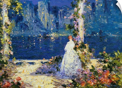 The Lights Across The Water By Thomas Edwin Mostyn