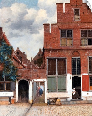 The Little Street (View Of Houses In Delft) By Johannes Vermeer