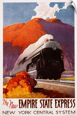 The New Empire State Express Poster By Leslie Ragan