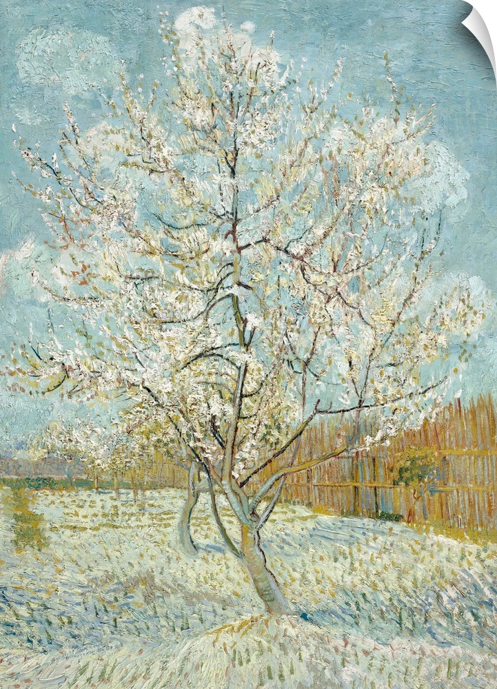 Vincent van Gogh (Dutch, 1853-1890), The Pink Peach Tree, 1888. Oil on canvas, 59 x 80.5 cm (23.2 x 31.7 in). Van Gogh Mus...