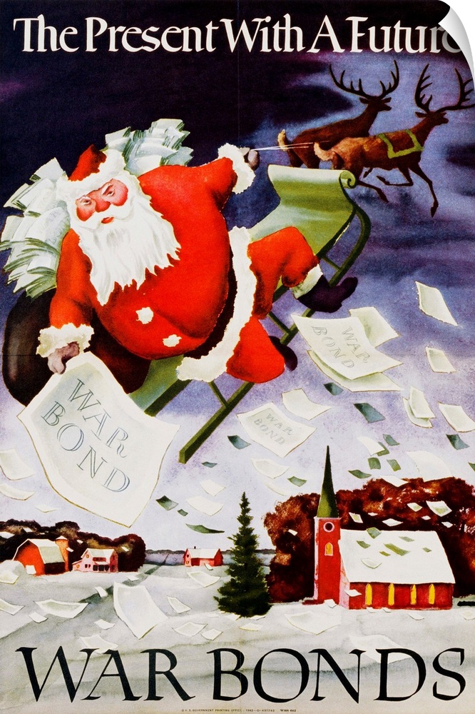 The Present With A Future War Bonds Poster By Adolf Dehn