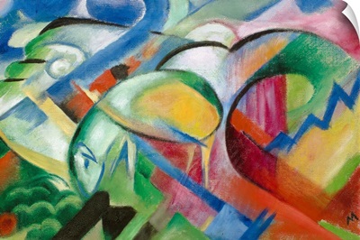 The Sheep By Franz Marc
