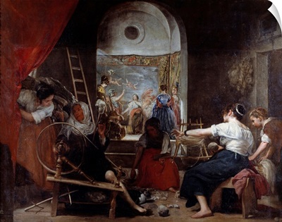 The Spinners or The fable of Arachne by Diego Velazquez
