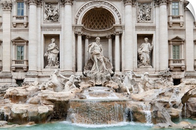 The Trevi Fountain in Rome, Italy