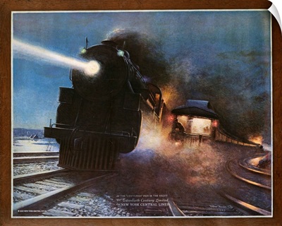 The Twentieth Century Limited Of The New York Central Lines Poster By W.H. Foster