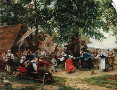 The Village Fete By Jean Charles Meissonier