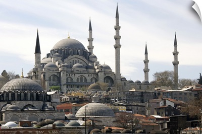 The Yeni Mosque or New Mosque in Istanbul.