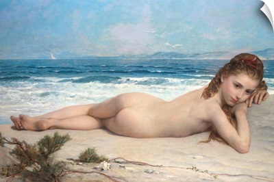 The Young Sea Nymph By Adolphe Jourdan