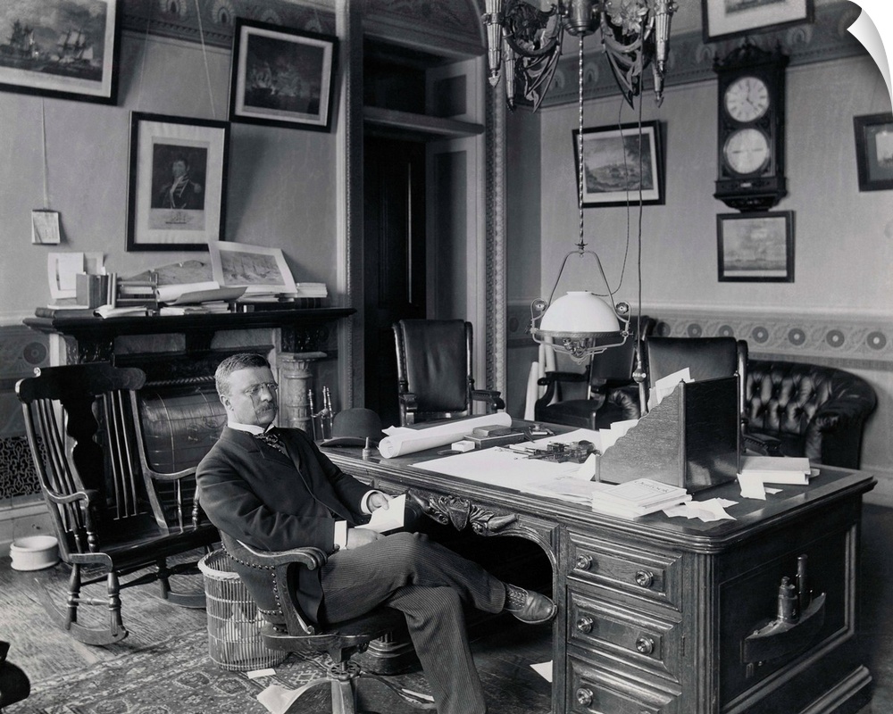 Theodore Roosevelt during his tenure as assistant secretary of the Navy in the McKinley Administration (1896-1898).