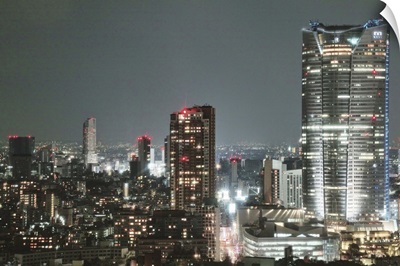 Tokyo Japan night cityscape