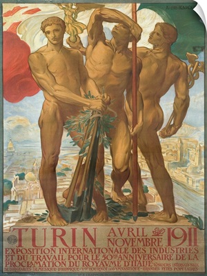 Turin Poster By Adolfo De Karolis