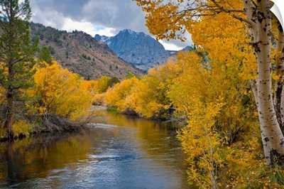 USA, California, River through Eastern Sierra Nevada Mountains