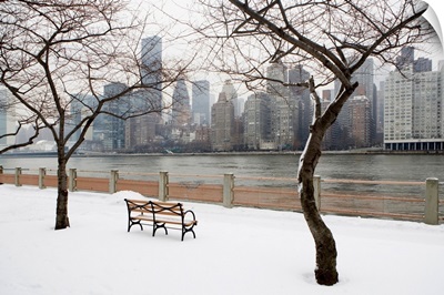 USA, New York City, Manhattan in winter