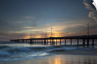 Venice Beach Pier at Sunset
