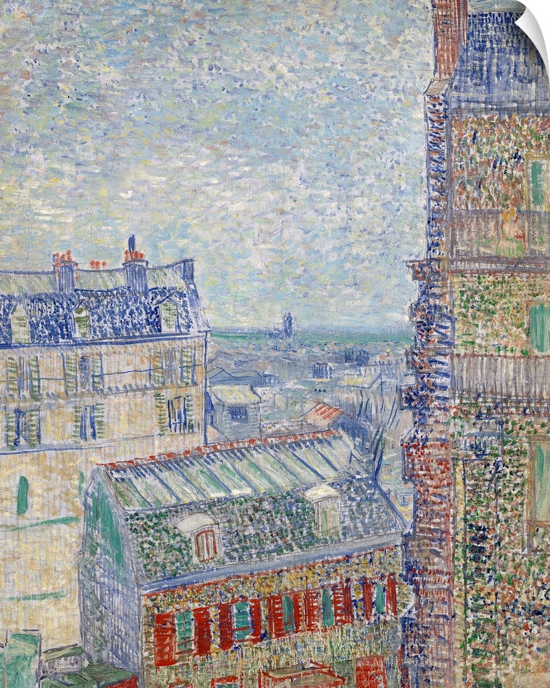 Vincent van Gogh (French, 18531890), View from Theo's Apartment, March-April 1887, oil on canvas, Van Gogh Museum, Amsterdam.