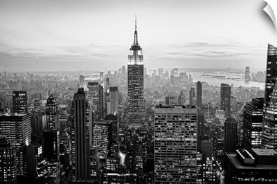 View of New York city.