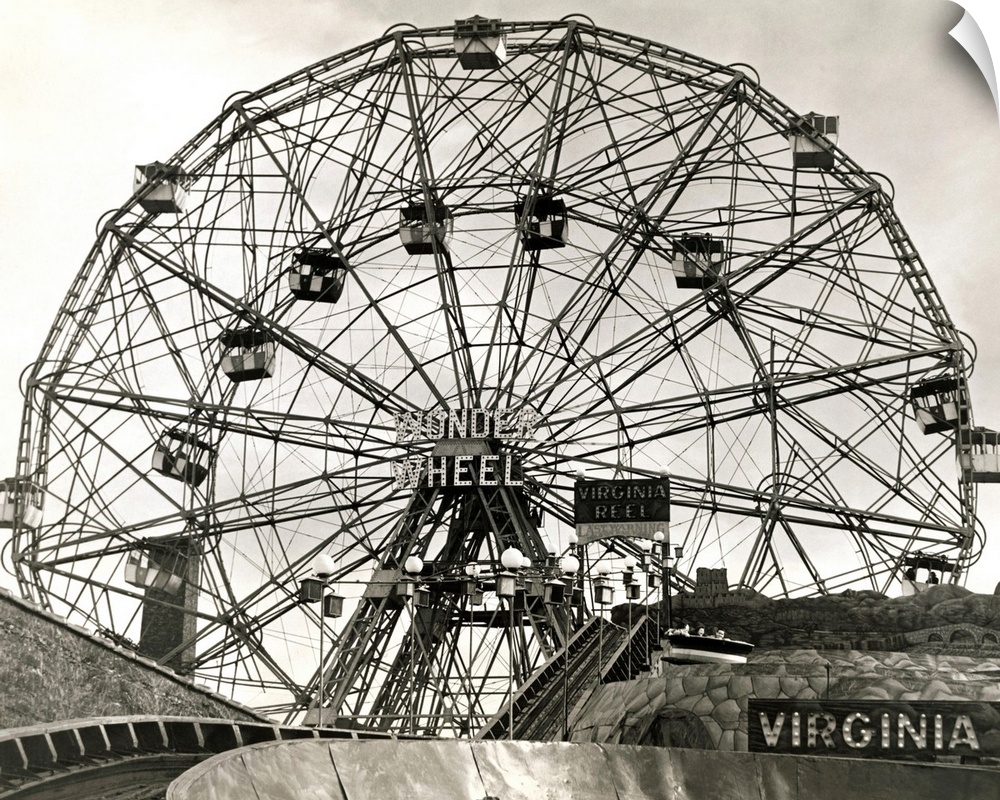 Sunshine and cloudless skies lured hundreds of visitors to Coney Island, on last Sunday, April 24, 1938. Many were seen pr...