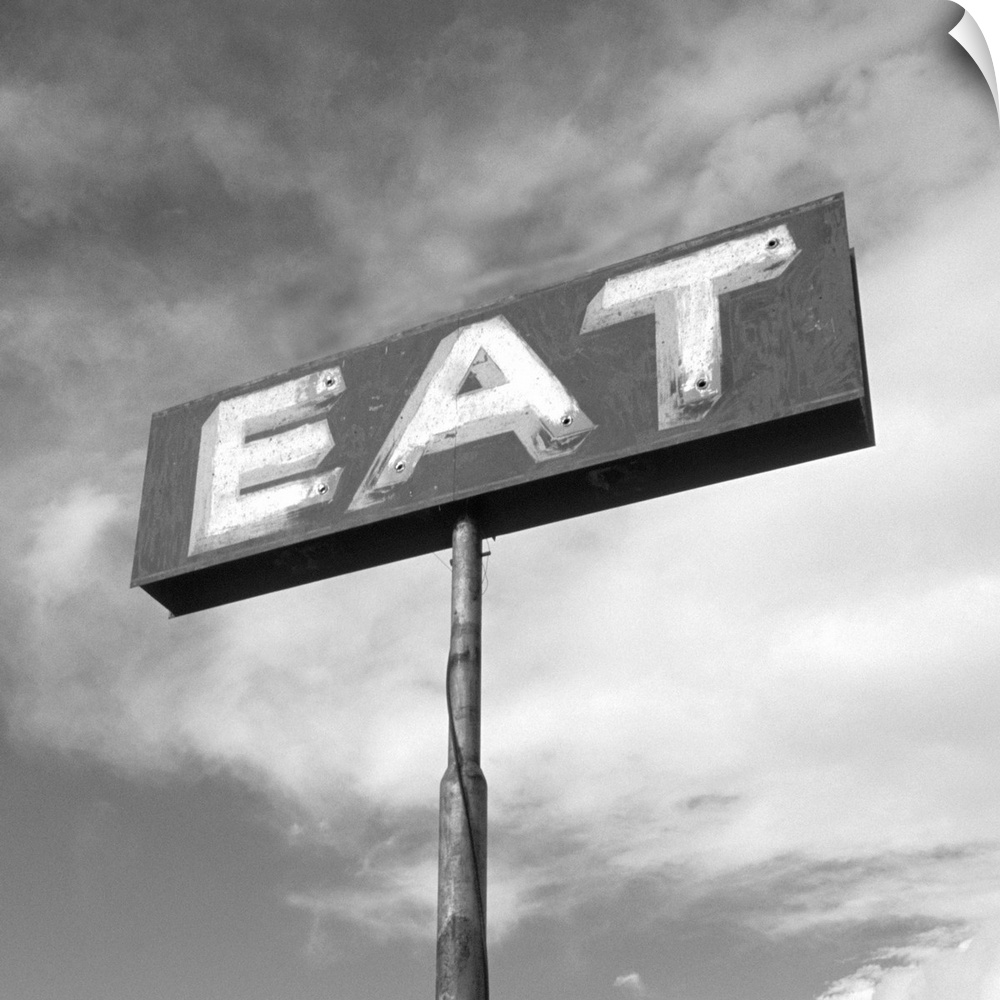 Vintage "Eat" Restaurant Sign --- Image by .. Aaron Horowitz/CORBIS