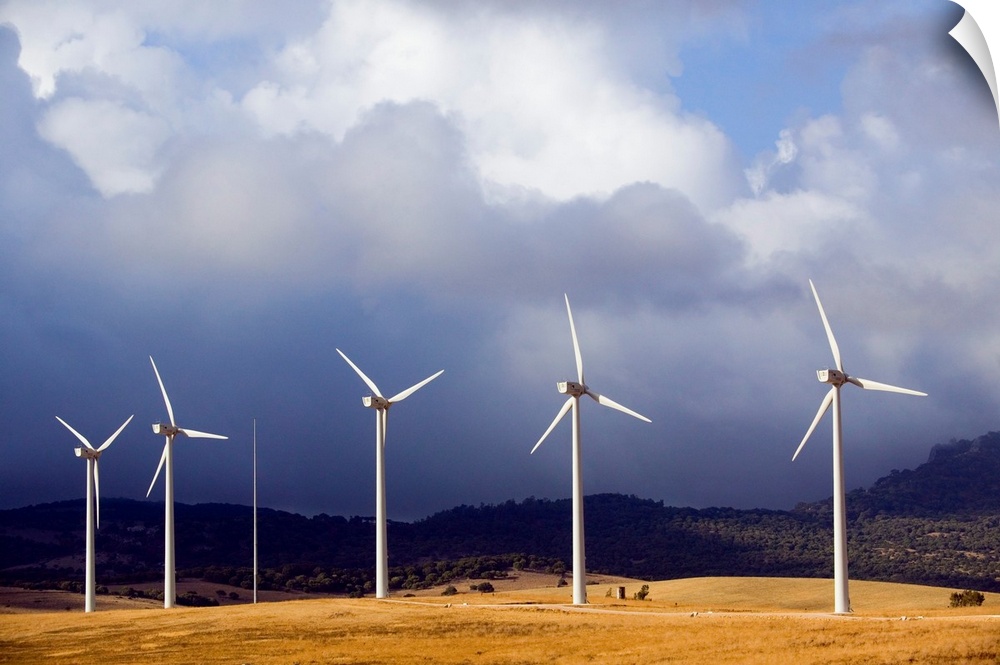 Wind Farm In Spain
