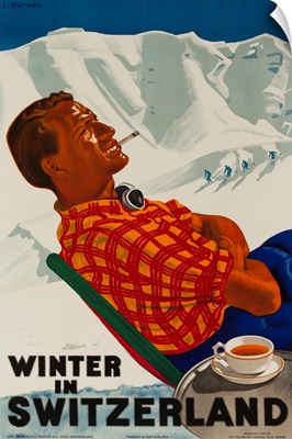 Winter In Switzerland Travel Poster