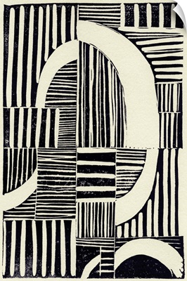 Abstract Linocut A