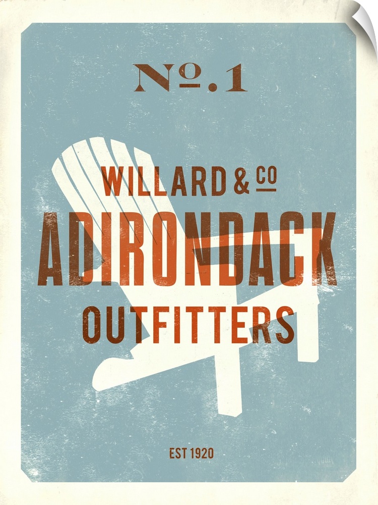 Retro mid-century stylized poster art for clothing.