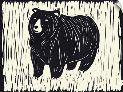 Bear Linocut