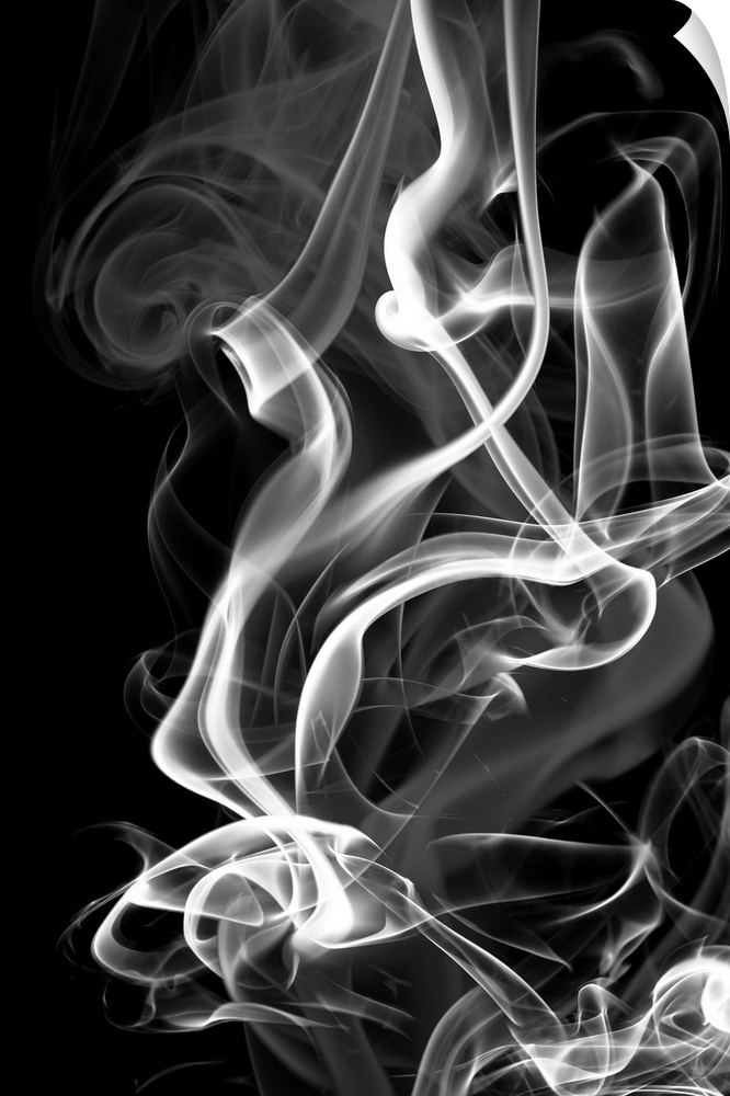 Black Smoke Abstract