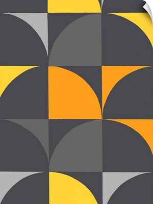 Monochrome Patterns IX in Yellow