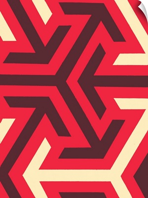Monochrome Patterns VIII in Red