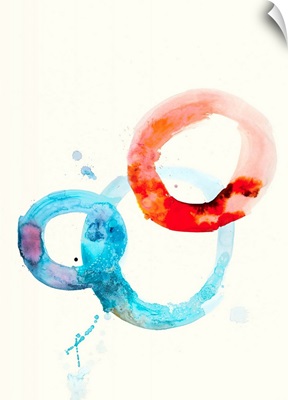 Watercolor Oval 6