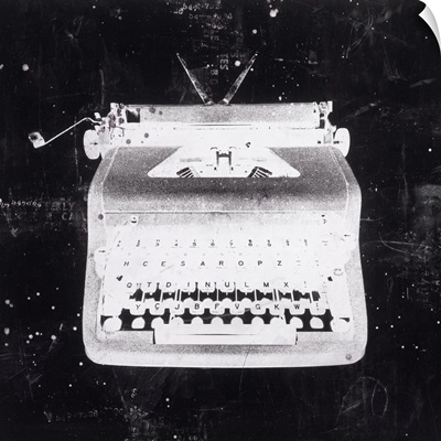 White Typewriter