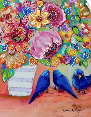 Blue Birds Bouquet