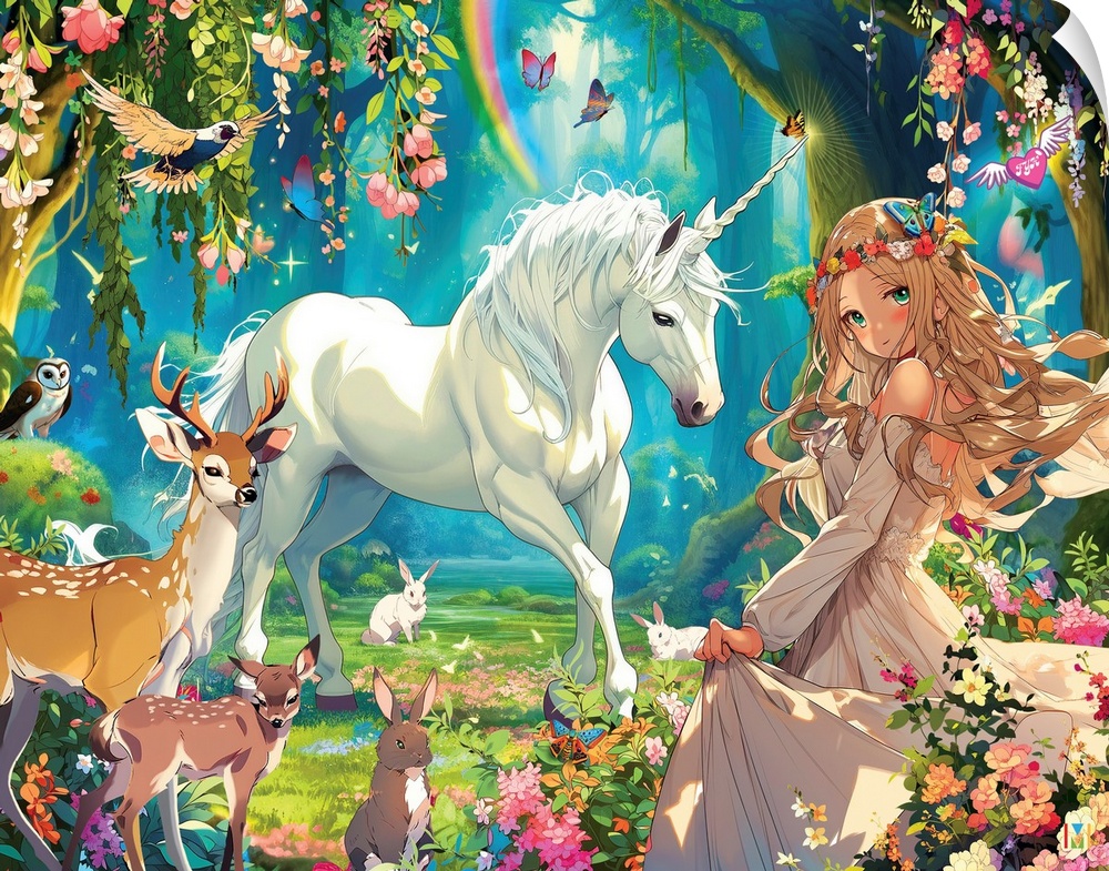Fairy And Unicorn