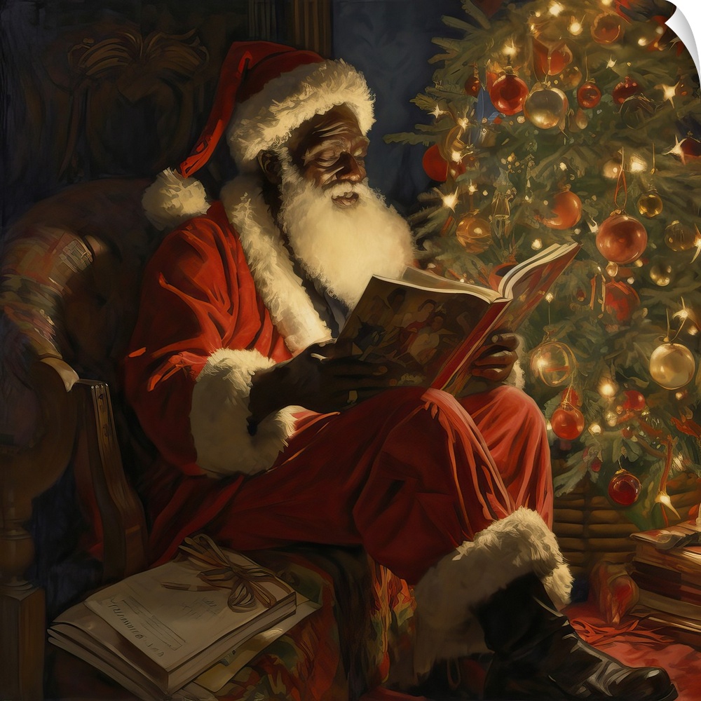 Santa Checking His List 5