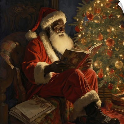 Santa Checking His List 5