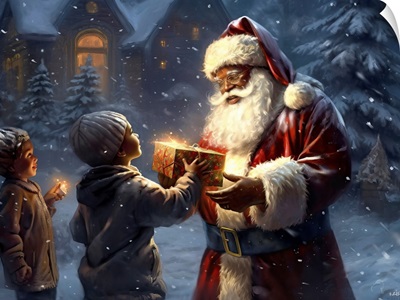 Santa Giving Gifts